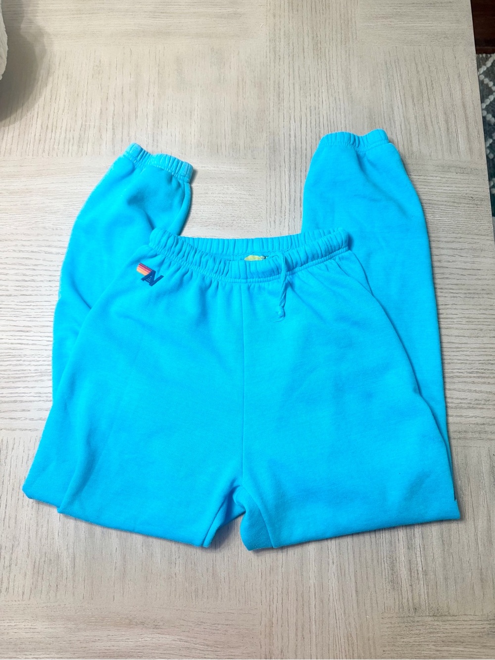 Aviator Nation Kids Turquoise Sweat Shorts